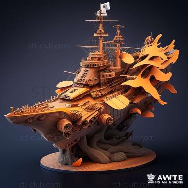 3D модель yamato 3d model (STL)